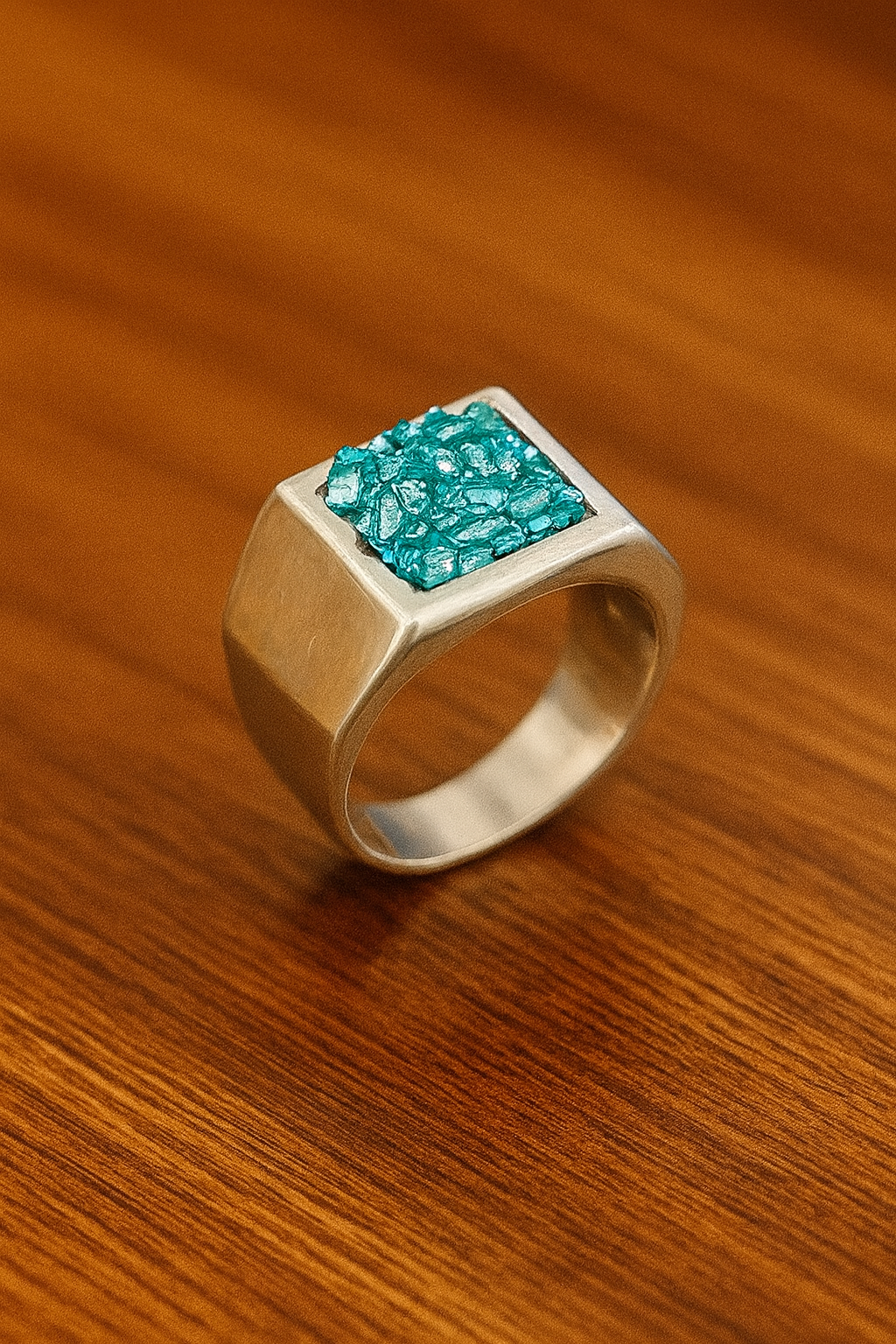 ANILLO ISHI TURQUESA AMAZONITA